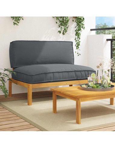 Set di divani con cuscino Antracite 120 x 92 x 69 cm