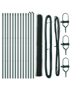 Palo della recinzione Verde 25 x 1,5 m (maglia 50 mm) Acciaio 2