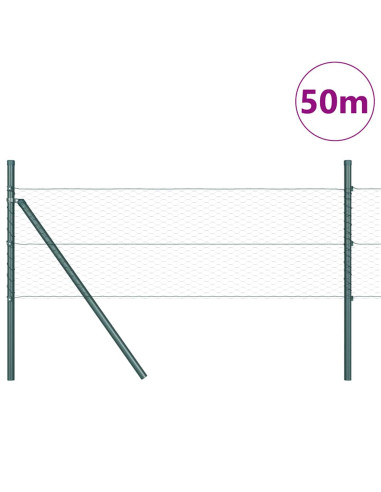 Palo della recinzione Verde 50 x 0,5 m (25 mm rete)