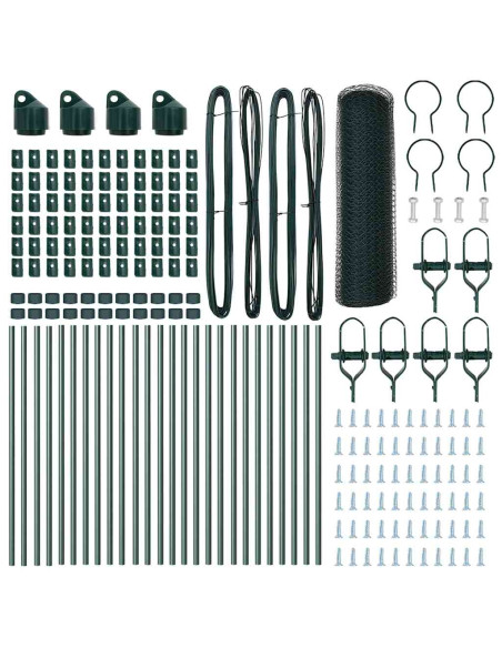 Palo della recinzione Verde 50 x 0,5 m (25 mm rete)