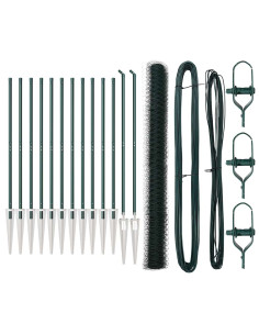 Palo della recinzione Verde 25 x 1,5 m (maglia 50 mm) Acciaio 2