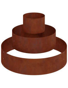 Vaso da giardino Marrone 90 x 90 x 20 cm 2