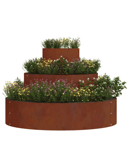 Vaso da giardino Ruggine 90 x 90 x 20 cm