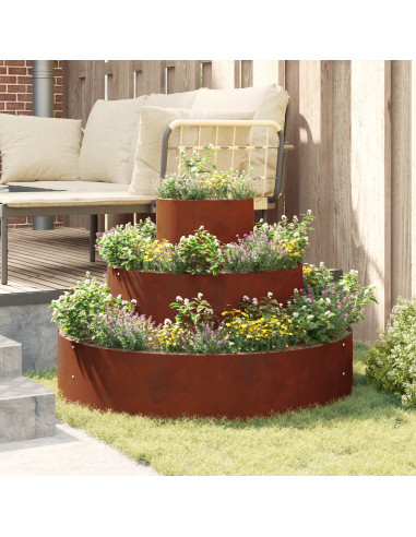 Vaso da giardino Ruggine 90 x 90 x 20 cm