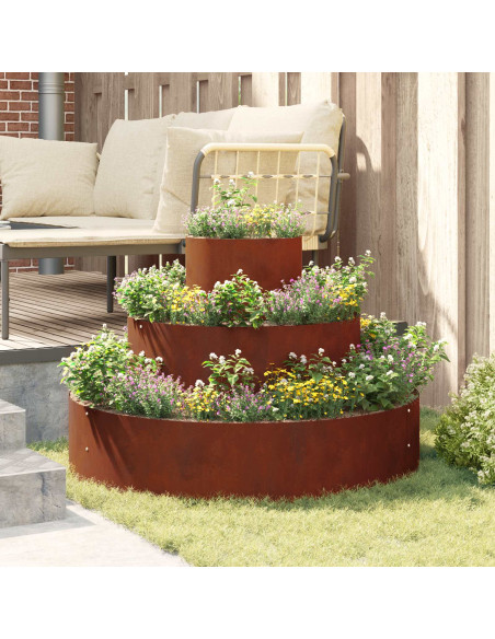 Vaso da giardino Ruggine 90 x 90 x 20 cm