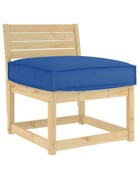 Cuscino Blu Reale 60 x 60 x 12 cm Tessuto Oxford