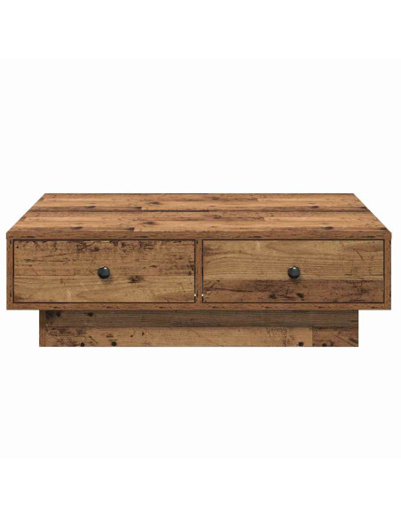 Tavolino da salotto Legno vecchio 90 x 90 x 28 cm