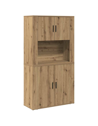 Credenza Rovere artigianale 80 x 33 x 150 cm Legno multistrato