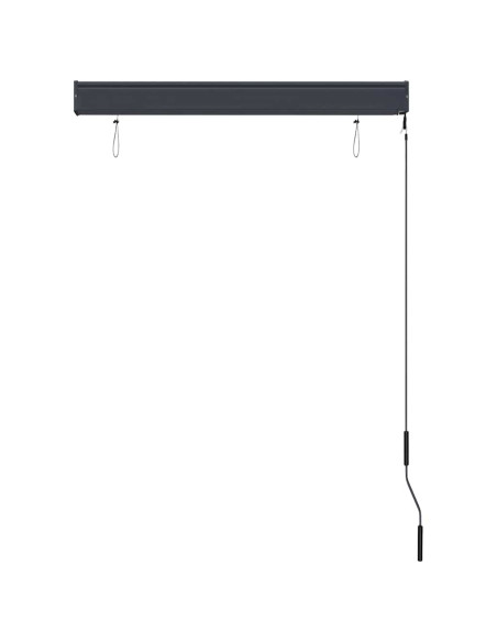 Tenda a Rullo per Esterni 100x250 cm Bianca e Arancione