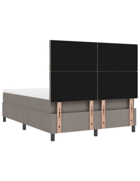 Letto a molle con materasso con led Talpa 160 x 200 cm Tessuto