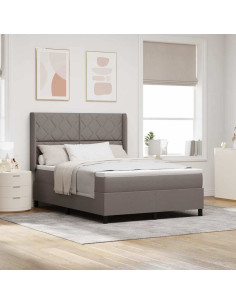 Letto a Sorgente LED con materasso Talpa 160 x 200 cm Tessuto