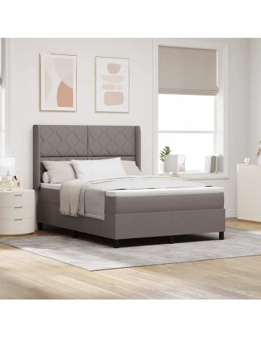 Letto a Sorgente LED con materasso Talpa 160 x 200 cm Tessuto