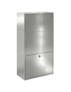 Cassetta per pacchi Argento 44 x 22 x 82 cm Acciaio zincato 2