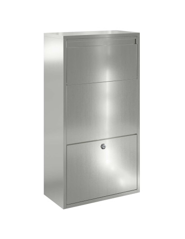 Cassetta per pacchi Argento 44 x 22 x 82 cm Acciaio zincato
