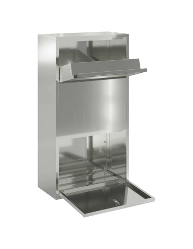 Cassetta per pacchi Argento 44 x 22 x 82 cm Acciaio zincato