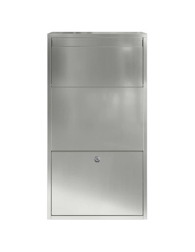 Cassetta per pacchi Argento 44 x 22 x 82 cm Acciaio zincato