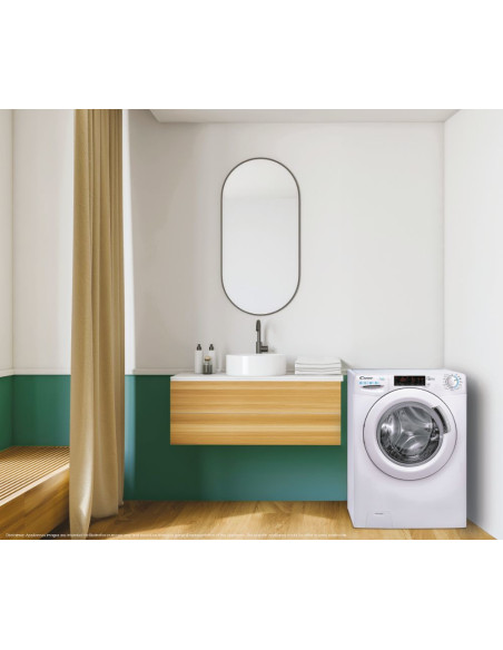 Candy Smart CSS128TW4-11 lavatrice Caricamento frontale 8 kg 1200 Giri/min Bianco