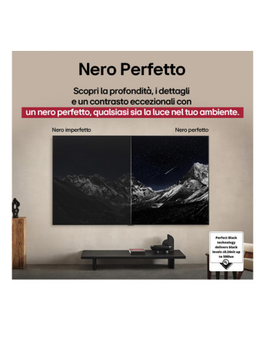 LG OLED evo AI OLED42C55LA TV Serie C5 42'' 4K, α9 Gen8, Dolby Vision, 20W, 4 HDMI, VRR 144Hz, Smart TV WebOS 25
