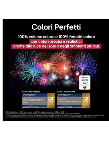 LG OLED evo AI OLED42C55LA TV Serie C5 42'' 4K, α9 Gen8, Dolby Vision, 20W, 4 HDMI, VRR 144Hz, Smart TV WebOS 25