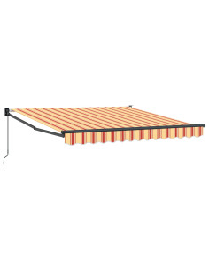 Tenda Retrattile Giallo e Arancione 300 x 250 cm 2