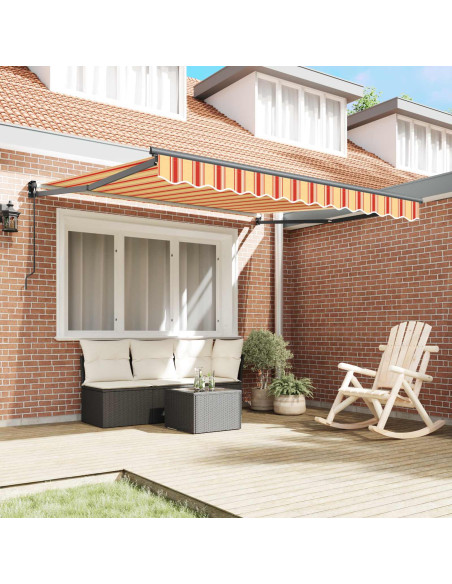 Tenda Retrattile Giallo e Arancione 300 x 250 cm