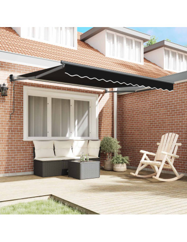 Tenda da Sole Nero 300 x 250 x 165 cm Poliestere