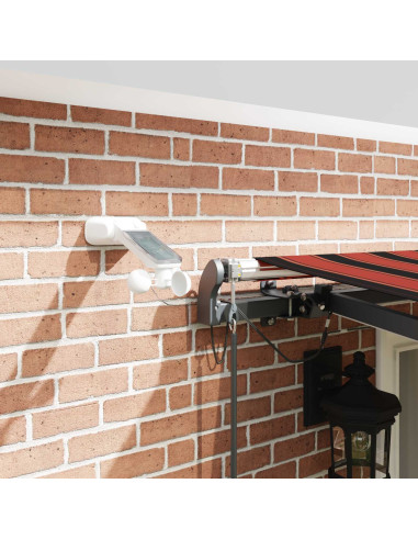 Tessuto per Tenda arancione e marrone 500 × 350 cm Poliestere