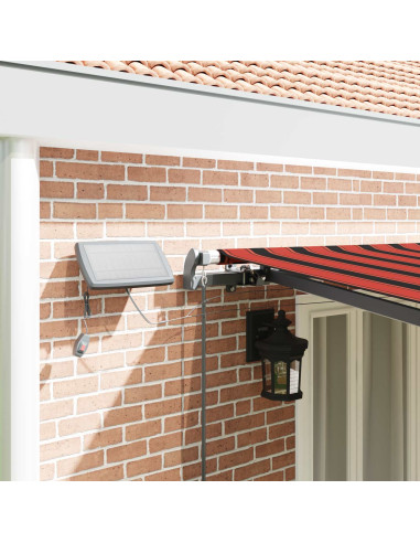 Tenda Retrattile arancione e marrone 600 ×350 cm Tessuto