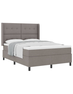 Letto a molle con materasso Talpa 140 x 200 cm Tessuto 2