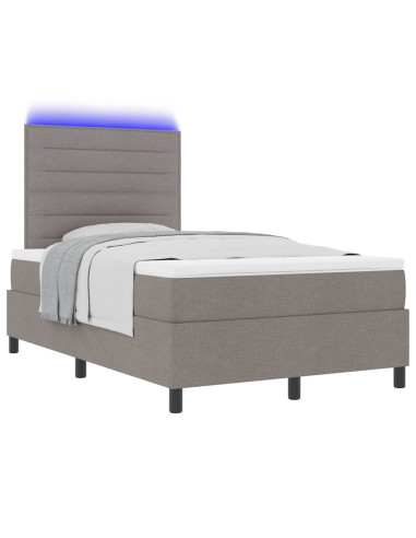 Letto a molle con materasso con led Talpa 120 x 190 cm Tessuto