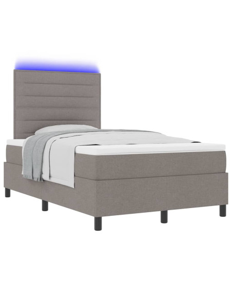 Letto a molle con materasso con led Talpa 120 x 190 cm Tessuto