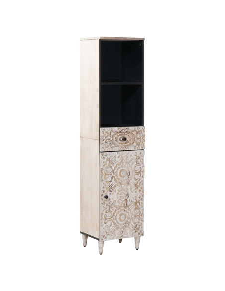 Mobile da Bagno con cassetto Bianco 38 x 33,5 x 160 cm