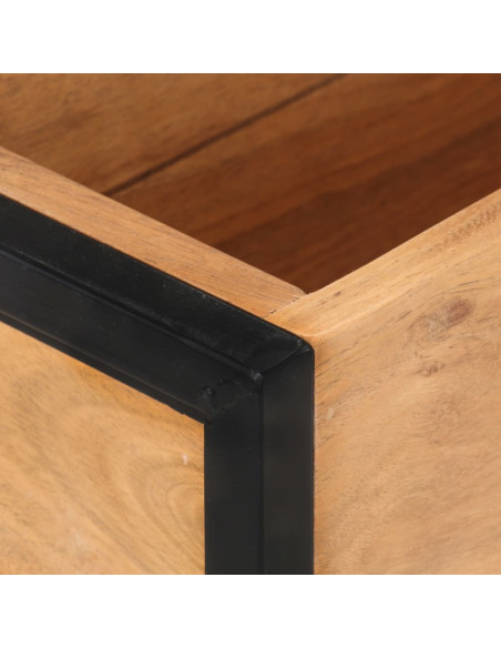 Fioriera 60x20x68 cm in Legno Massello di Acacia