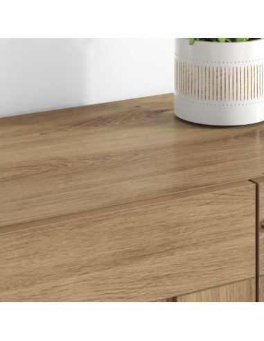 Mobile a muro 2 pcs Rovere artigianale 69,5 x 34 x 90 cm