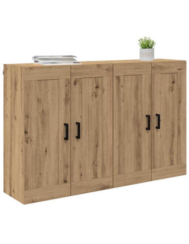 Mobile a muro 2 pcs Rovere artigianale 69,5 x 34 x 90 cm