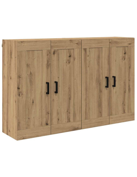 Mobile a muro 2 pcs Rovere artigianale 69,5 x 34 x 90 cm