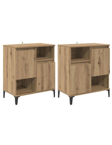 Sideboards 2 pcs Rovere artigianale 60 x 35 x 70 cm