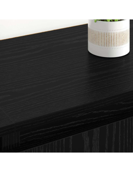 Sideboards 2 pcs Rovere Nero 60 x 35 x 70 cm Legno multistrato