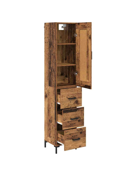 Credenza Legno vecchio 34,5 x 34 x 180 cm Legno multistrato