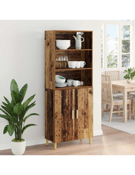 Credenza Legno vecchio 69,5 x 32,5 x 180 cm Legno multistrato
