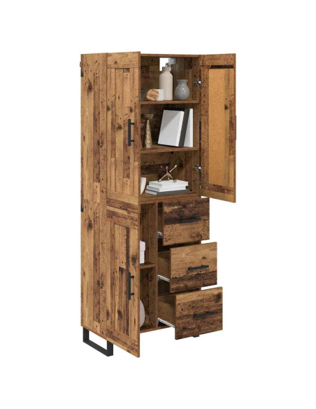 Credenza Legno vecchio 69,5 x 34 x 180 cm Legno multistrato