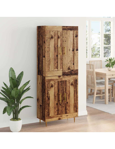 Credenza Legno vecchio 69,5 x 34 x 180 cm Legno multistrato