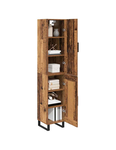Credenza Legno vecchio 34,5 x 34 x 180 cm Legno multistrato