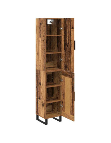 Credenza Legno vecchio 34,5 x 34 x 180 cm Legno multistrato