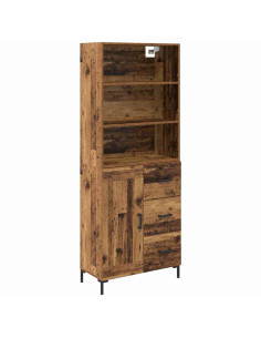 Credenza Legno vecchio 69,5 x 34 x 180 cm Legno multistrato 2