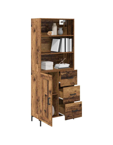 Credenza Legno vecchio 69,5 x 34 x 180 cm Legno multistrato