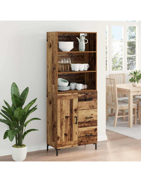Credenza Legno vecchio 69,5 x 34 x 180 cm Legno multistrato