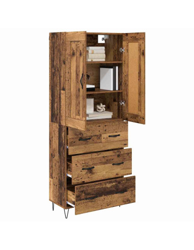 Credenza Legno vecchio 69,5 x 34 x 180 cm Legno multistrato