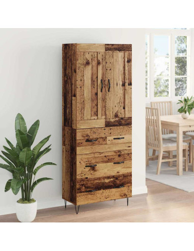 Credenza Legno vecchio 69,5 x 34 x 180 cm Legno multistrato