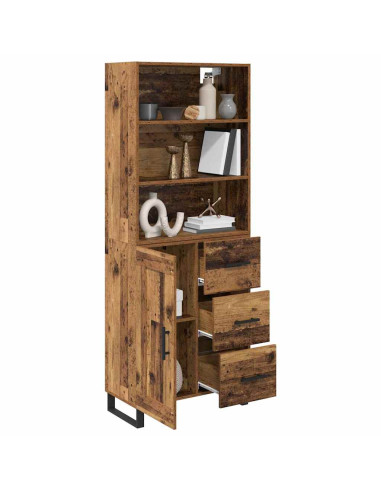Credenza Legno vecchio 69,5 x 34 x 180 cm Legno multistrato